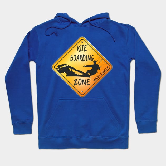 Kiteboarding West Coast Hoodie by Manikool